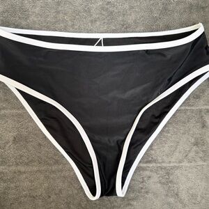 Black and White Bikini Bottom